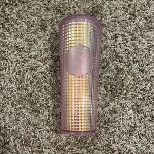 Pink Starbucks studded tumbler